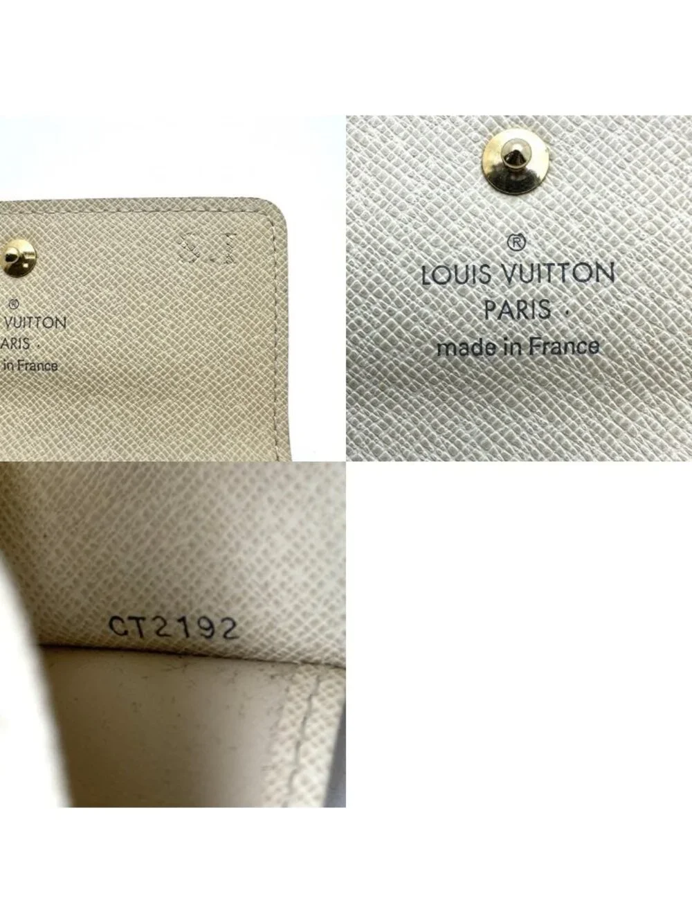 Louis Vuitton Multicles 4 Key Case Damier Azur Key Holder
